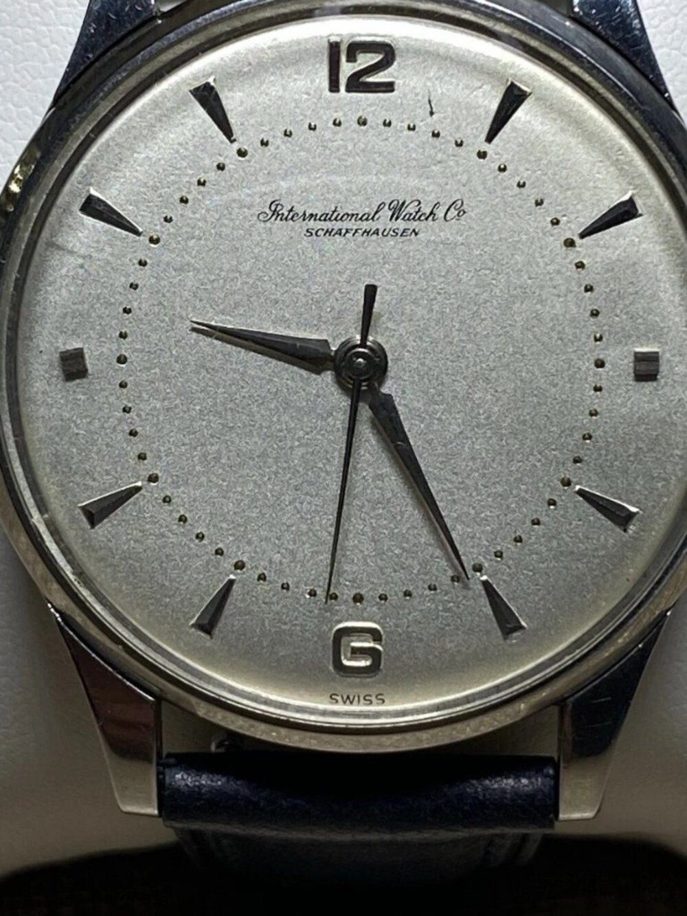 1943 IWC Schaffhausen Cal 83 Oversize 37mm Staybrite Steel WWII Era Watch - Picture 7 of 16